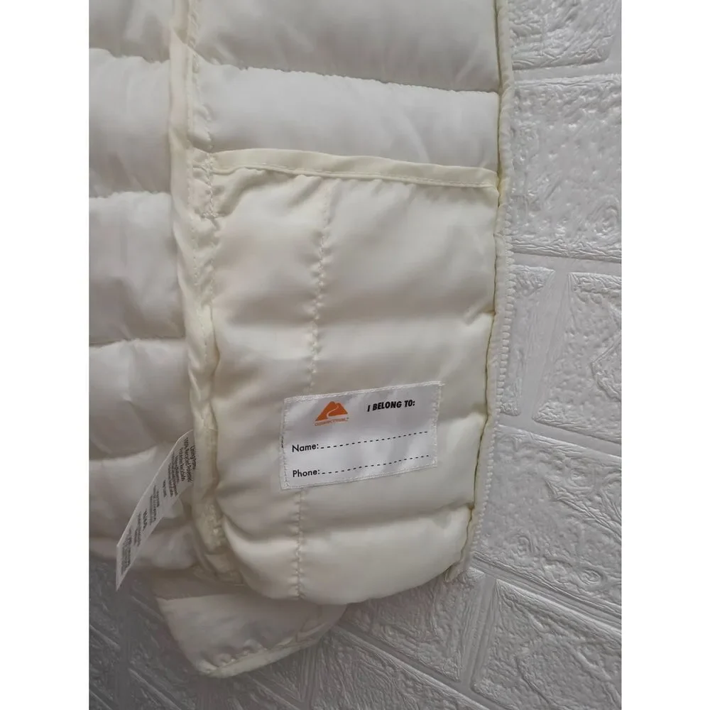 Nwt Ozark Trail Girls Everyday Puffer Ivory Jacket